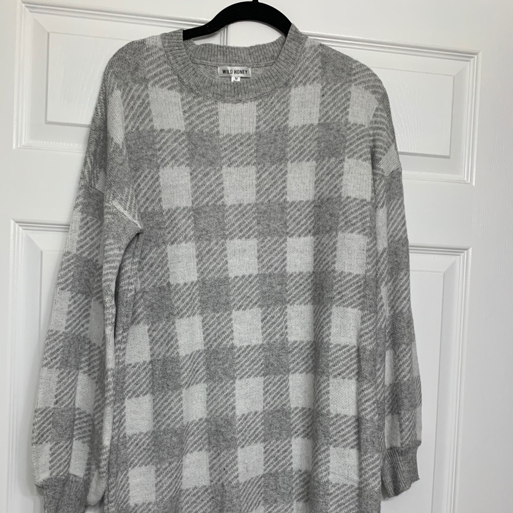 Balloon sleeve sweater dress from Vici